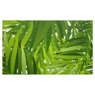 Pattern of green leaves fabric