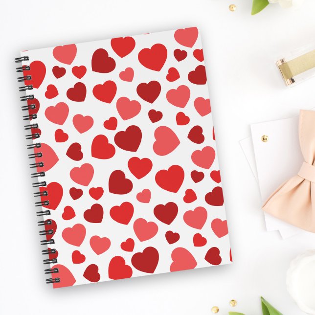 Pattern Of Hearts, Red Hearts, Hearts Pattern Planner (Creator Uploaded)