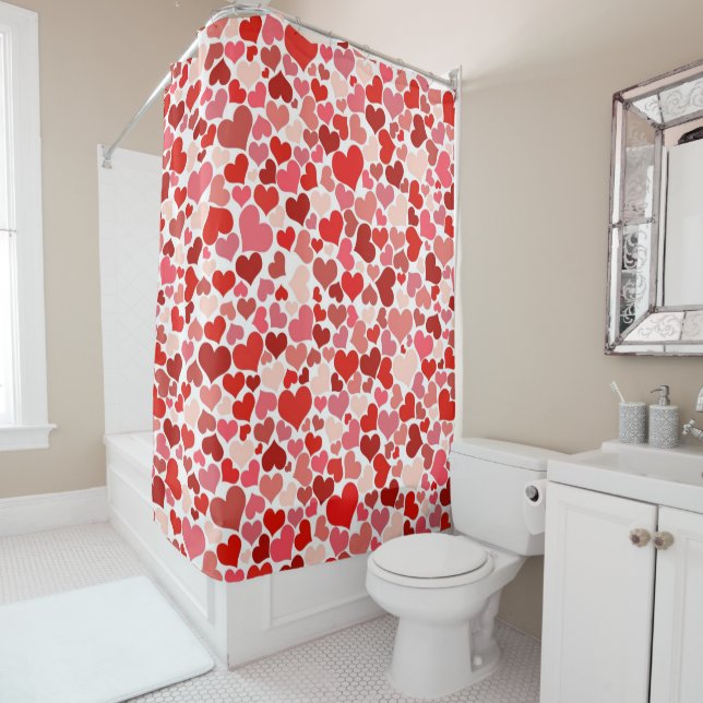 Pattern Of Hearts, Red Hearts, Love (In Situ)