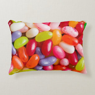 Pattern of jelly beans decorative pillow