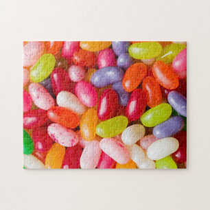 Pattern of jelly beans jigsaw puzzle