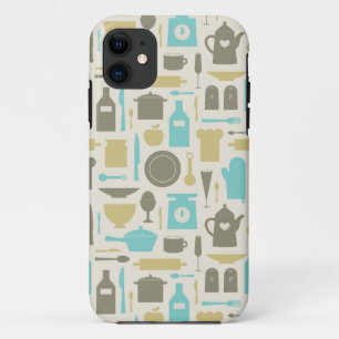 Pattern Of Kitchen Tools iPhone 11 Case