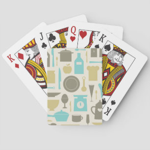 Pattern Of Kitchen Tools Playing Cards