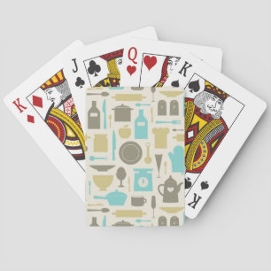 Pattern Of Kitchen Tools Playing Cards