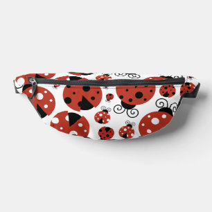 Pattern Of Ladybugs, Cute Ladybugs, Red Ladybugs Fanny Pack