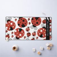 Pattern Of Ladybugs, Red Ladybugs, Your Name