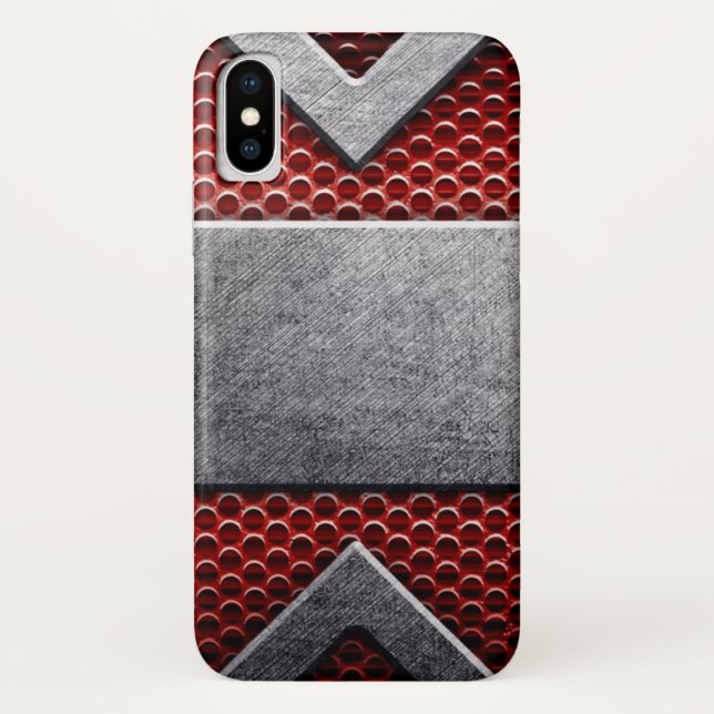 Pattern of metal plate Case-Mate iPhone case (Back)