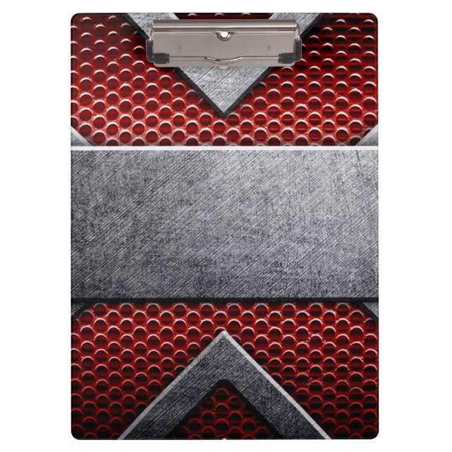 Pattern of metal plate clipboard (Front)