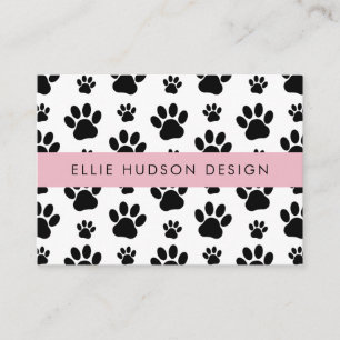 Pattern Of Paws, Dog Groomer, Dog Walker, Pet Shop Business Card
