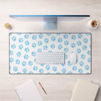Pattern Of Paws, Dog Paws, Baby Blue Paws