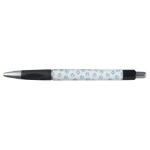Pattern Of Paws, Dog Paws, Baby Blue Paws Pen