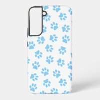 Pattern Of Paws, Dog Paws, Baby Blue Paws