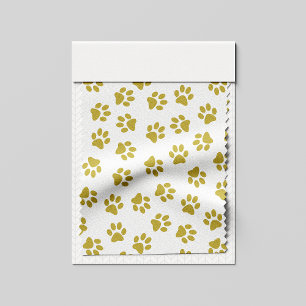 Pattern Of Paws, Dog Paws, Golden Paws Fabric