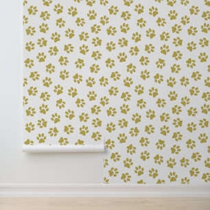 Pattern Of Paws, Dog Paws, Golden Paws Wallpaper
