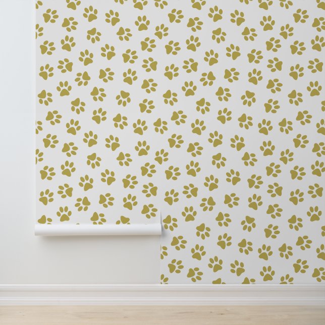 Pattern Of Paws, Dog Paws, Golden Paws Wallpaper (Application)