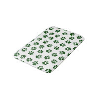 Pattern Of Paws, Dog Paws, Green Paws