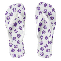Pattern Of Paws, Dog Paws, Purple Paws