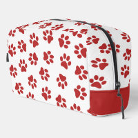 Pattern Of Paws, Dog Paws, Red Paws