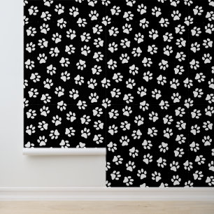 Pattern Of Paws, Dog Paws, White Paws Wallpaper