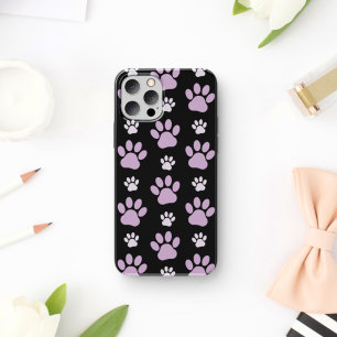 Pattern Of Paws, Lilac Paws, Dog Paws, Paw Prints iPhone 11 Case