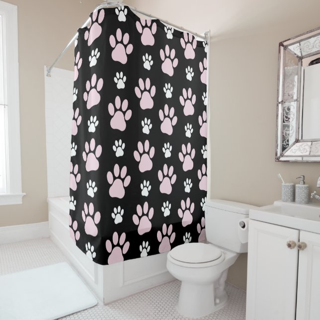 Pattern Of Paws, Pink Paws, Dog Paws, Animal Paws (In Situ)