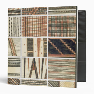 Pattern of Polynesian tapa from Cook's Binder