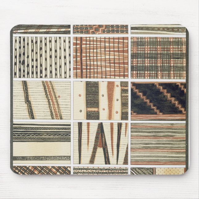 Pattern of Polynesian tapa from Cook's Mouse Pad (Front)