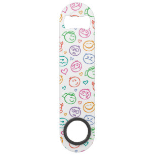 pattern of smiles speed bottle opener