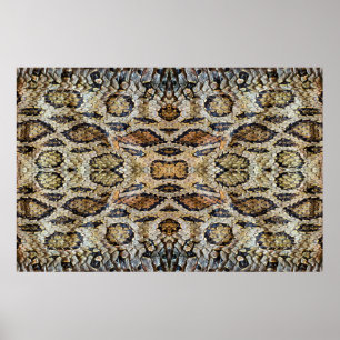 pattern of snake skin. Vintage animal print