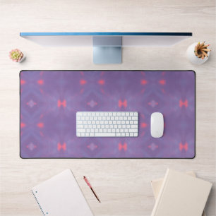 Pattern of Spring Purple and Soft Pink Desk Mat