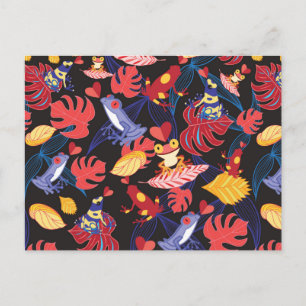 Pattern Of The Lovers Frogs 2 Postcard