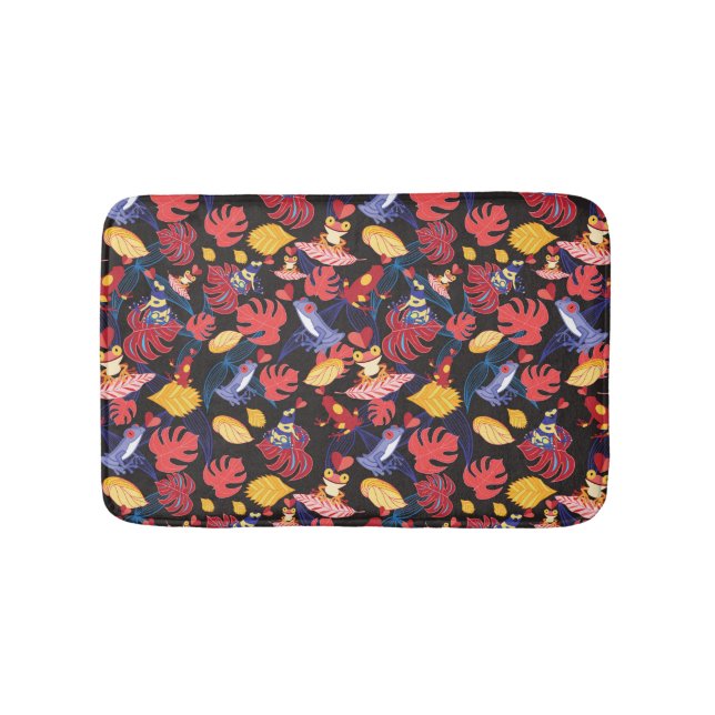 Pattern Of The Lovers Frogs Bath Mat (Front)