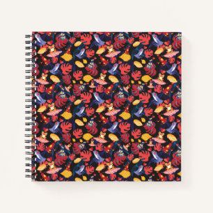 Pattern Of The Lovers Frogs Notebook