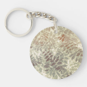 Pattern of Vetch Leaves San Juan Islands, WA Keychain