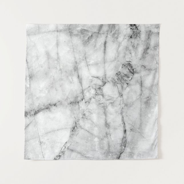 Pattern on the white marble floor texture and back tapestry (Front)