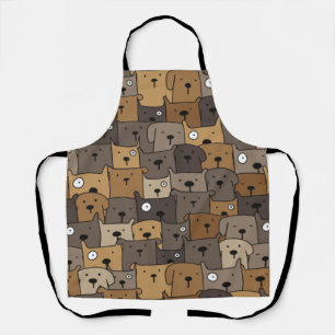 Pattern Pets Cute Dogs Lover    Apron