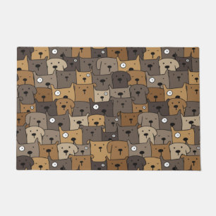 Pattern Pets Cute Dogs Lover  Doormat