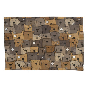 Pattern Pets Cute Dogs Lover  Pillowcase