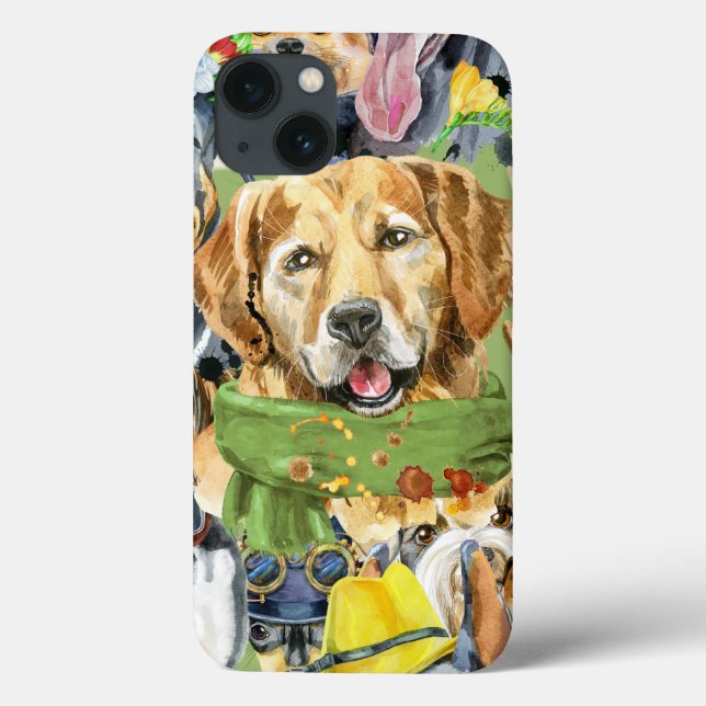 Pattern Pets Dogs Animals Lover      Case-Mate iPhone Case (Back)