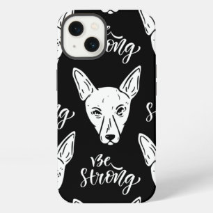 Pattern Pets Strong Dogs Lover iPhone 13 Case