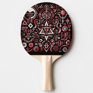pattern ping pong paddle