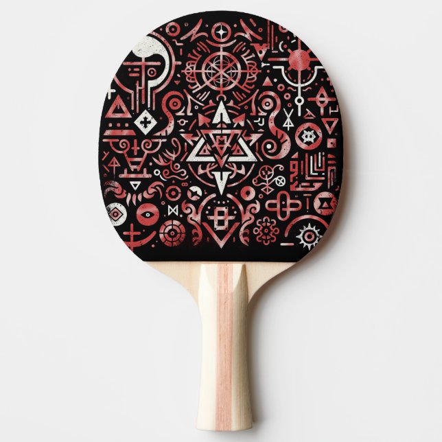 pattern ping pong paddle (Front)