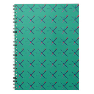 Pattern Portland Airport carpet Notebook