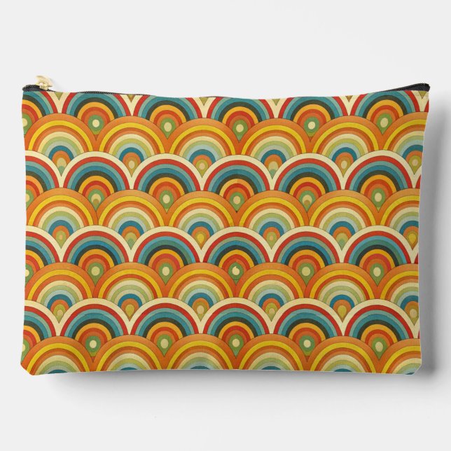 Pattern Rainbow  Accessory Pouch (Front)