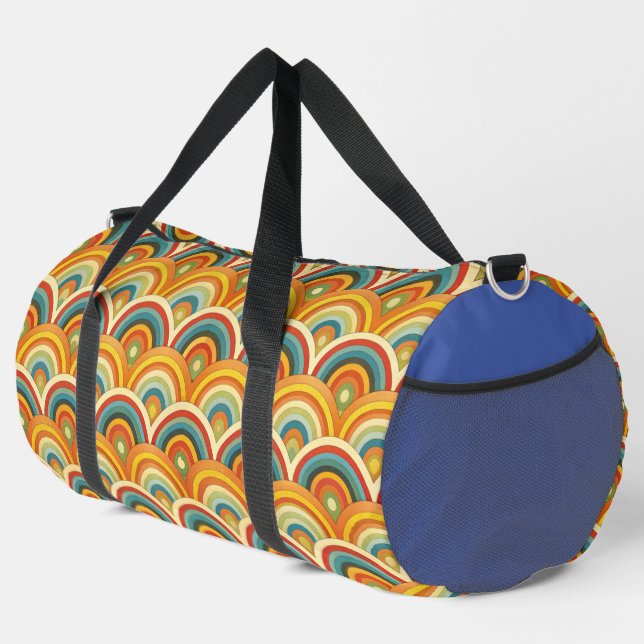 Pattern Rainbow  Duffle Bag (Right Corner)