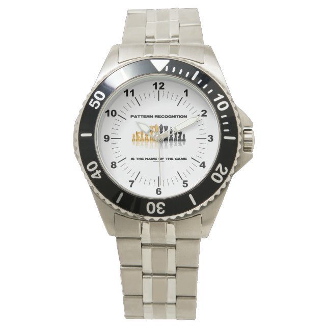 Pattern Recognition Is The Name Of The Game Chess Watch (Front)