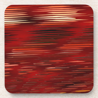pattern red 1 created by Christine Bässler Coaster