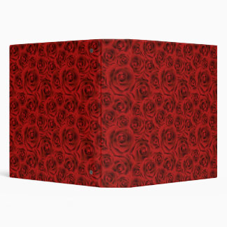 Pattern red roses, flowers of love, girlfriend gif binder