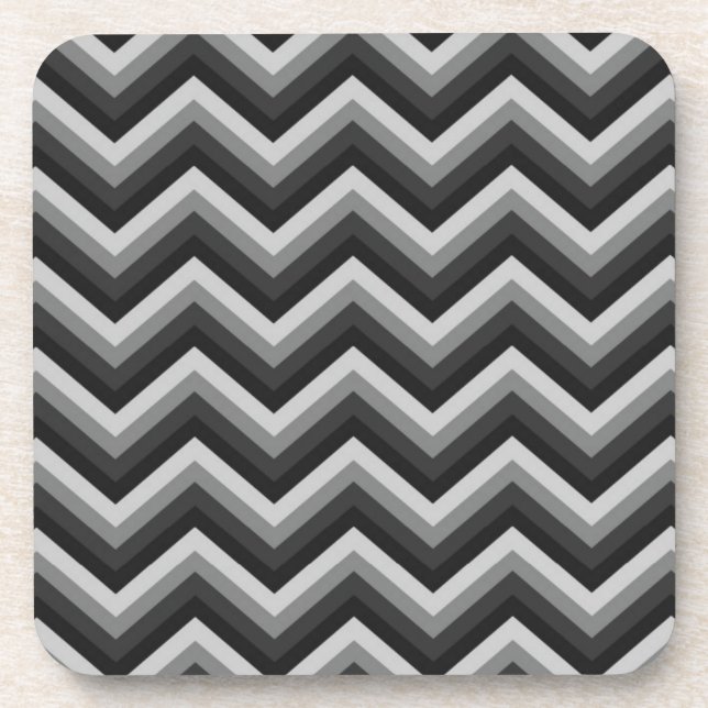 Pattern Retro Zig Zag Chevron Coaster (Front)