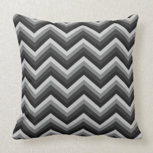 Pattern Retro Zig Zag Chevron Throw Pillow